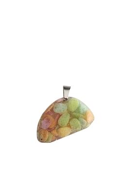 (2)Colorful Pastel Candy Resin Pendant